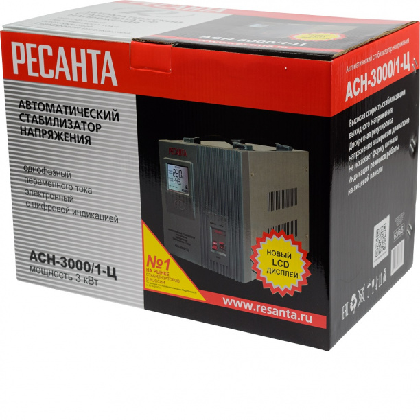 Стабилизатор Ресанта 3 кВт от магазина ЛесКонПром.ру
