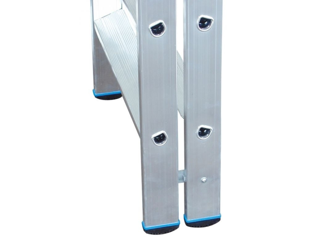 Стремянка алюминиевая двухсторонняя Krause Stabilo 2х7 ступеней (арт. 124753) от магазина ЛесКонПром.ру