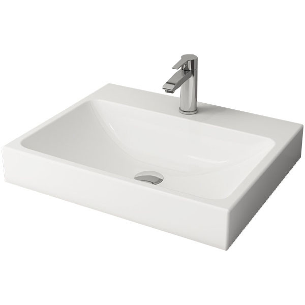 Раковина Bocchi Scala Arch 1077 Белая глянцевая от магазина ЛесКонПром.ру