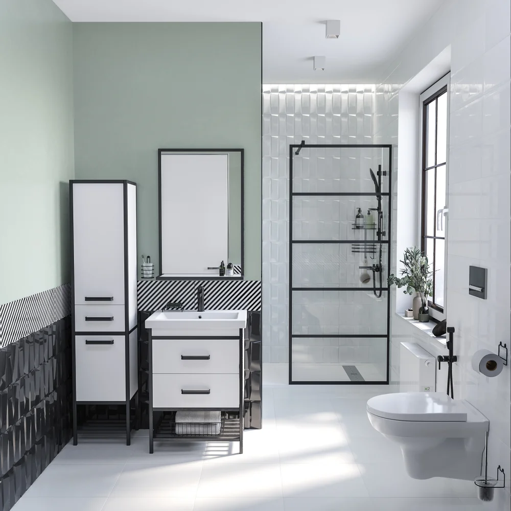 Полка DIWO Смоленск П16191 черный муар от магазина ЛесКонПром.ру