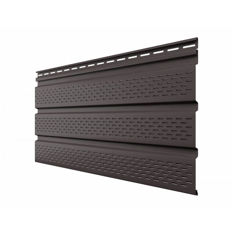 Софит ТЕХНОНИКОЛЬ полностью перфорированный Пекан, 3 м от магазина ЛесКонПром.ру