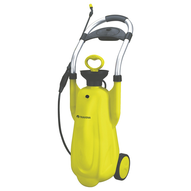Опрыскиватель TRAVENA помповый на колесах 16 л от магазина ЛесКонПром.ру