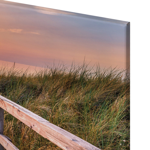 Канвас Закат на пирсе 45х115 см от магазина ЛесКонПром.ру