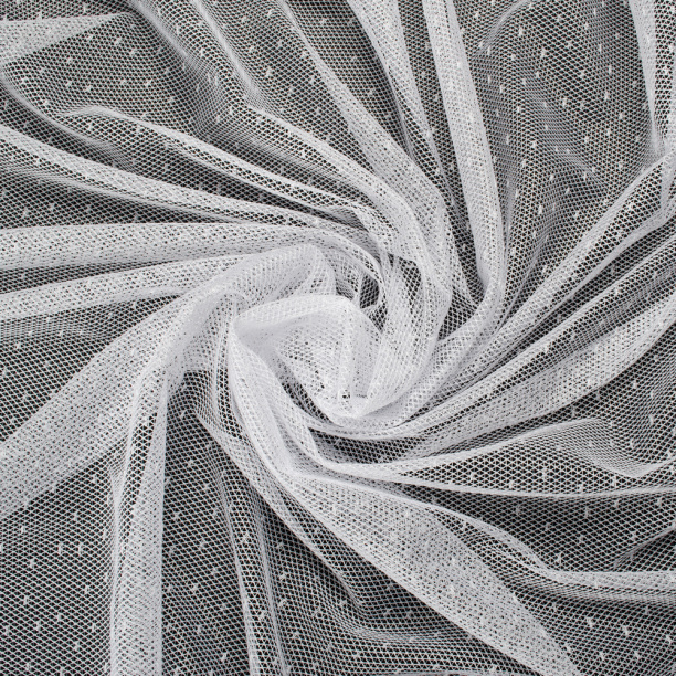 Штора-тюль Олла 250х260 см белая от магазина ЛесКонПром.ру