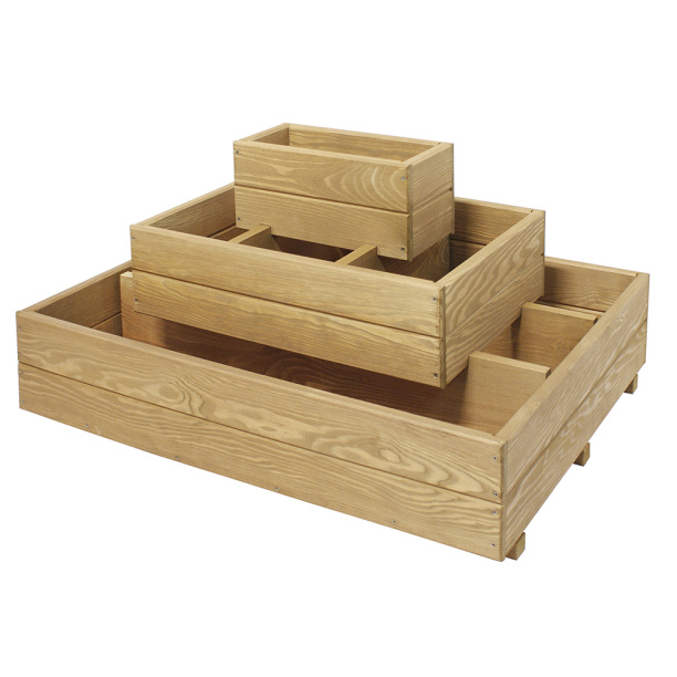 Клумба для цветов 100х30х88 см 180 л от магазина ЛесКонПром.ру