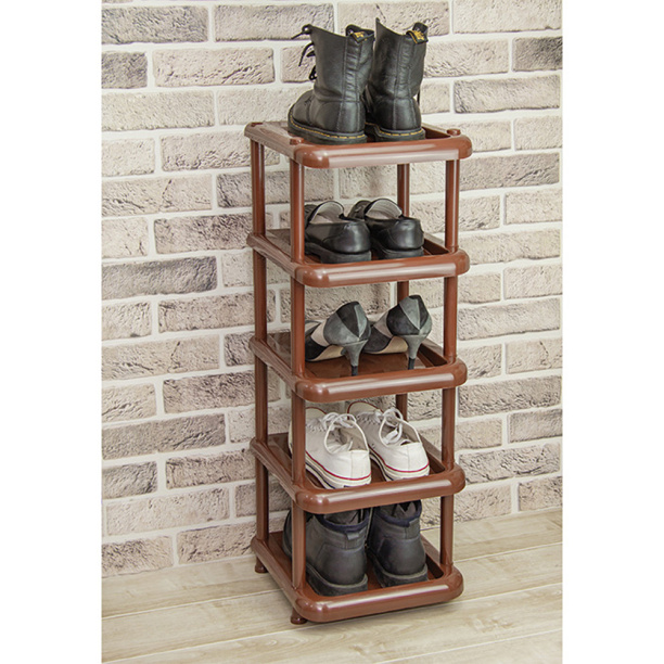 Этажерка пластик М-Пластика 31х30,7х83,7 см микс от магазина ЛесКонПром.ру