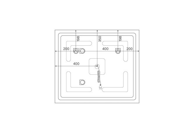 Зеркало с подсветкой IDDIS Oxford 80534422 от магазина ЛесКонПром.ру