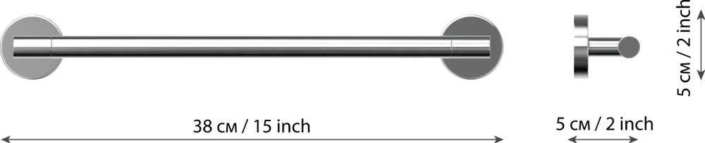 Полотенцедержатель Fora Long L007 40 см от магазина ЛесКонПром.ру