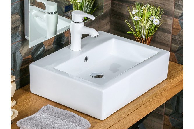 Раковина накладная MELANA MLN-7005A 80536339 от магазина ЛесКонПром.ру