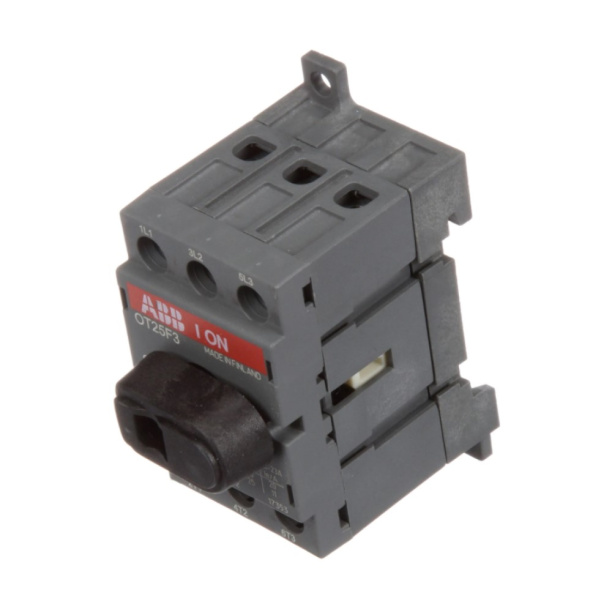 Рубильник ABB трехполюсной OT25F3 25 А от магазина ЛесКонПром.ру