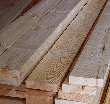 Строганная доска хвоя 45х190х6000 мм от магазина ЛесКонПром.ру