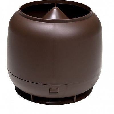 Колпак вентиляционного выхода Vilpe 160, цвет коричневый от магазина ЛесКонПром.ру