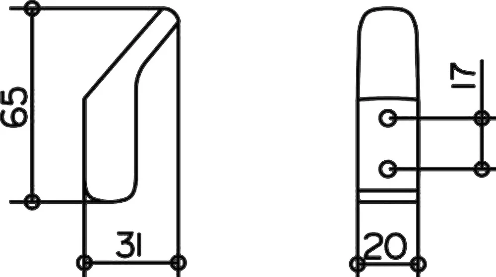 Крючок Keuco Collection Moll 12715 хром от магазина ЛесКонПром.ру