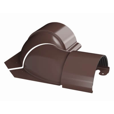 ТЕХНОНИКОЛЬ Металлическая водосточная система Стандарт, внутренний угол регулируемый 100-165°, коричневый от магазина ЛесКонПром.ру