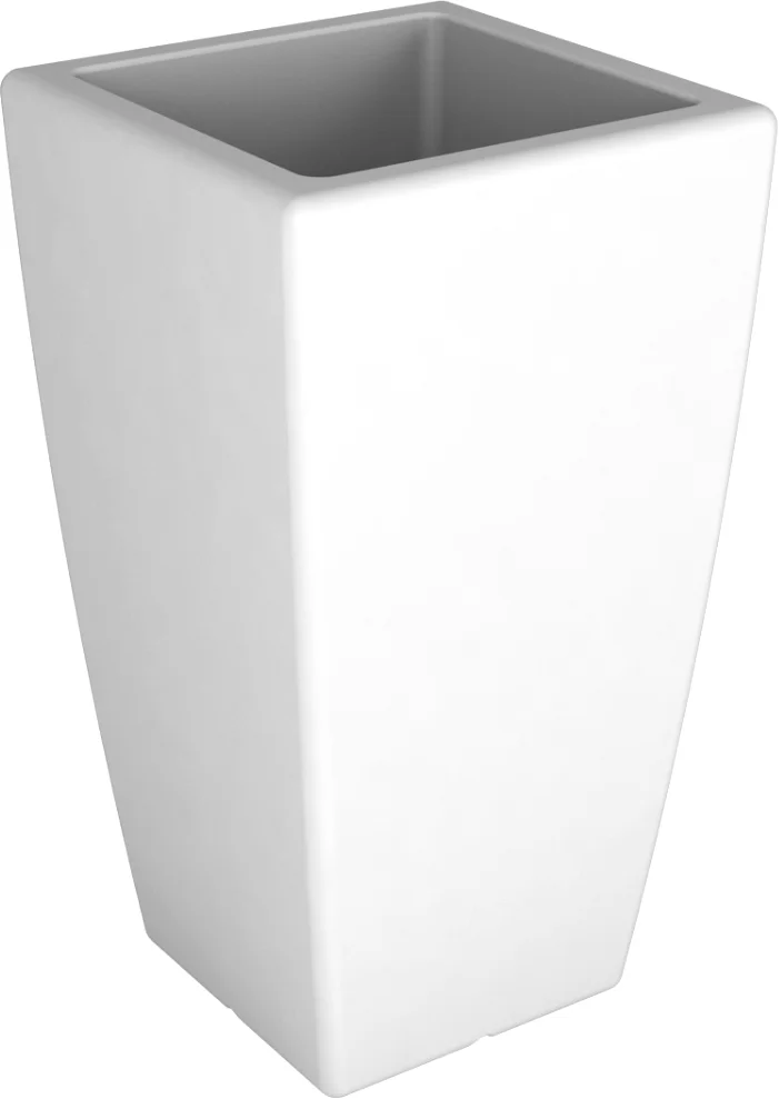 Кашпо Rostok Flox P 900 белое от магазина ЛесКонПром.ру