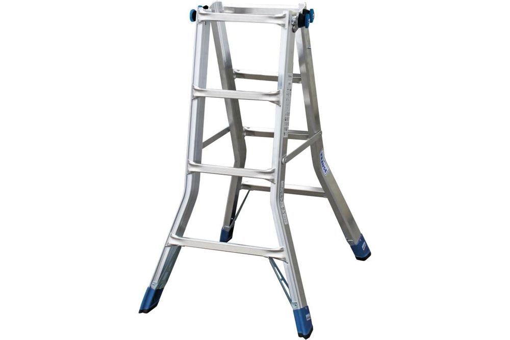 Шарнирная телескопическая лестница 4х5 STABILO KRAUSE арт. 133960 от магазина ЛесКонПром.ру