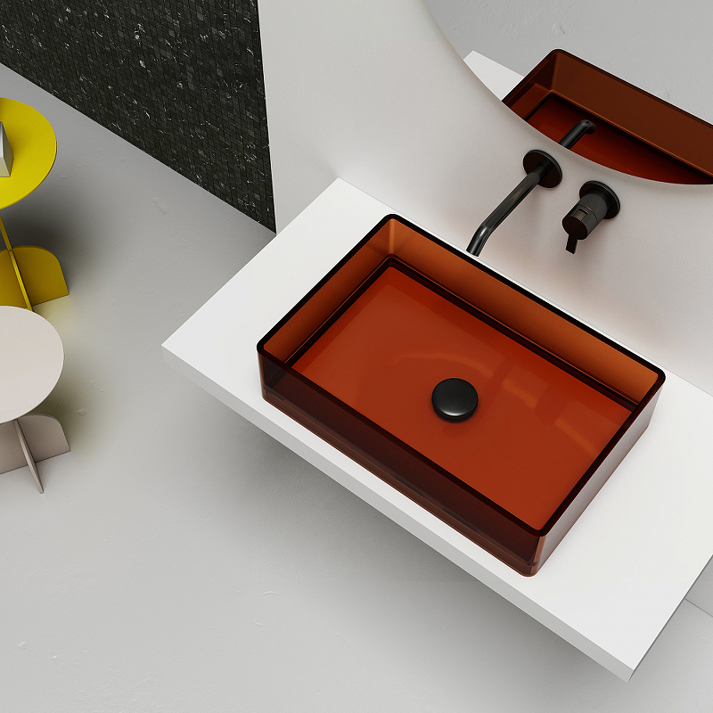 Раковина-чаша Abber Kristall 60 AT2803Opal Коричневая от магазина ЛесКонПром.ру