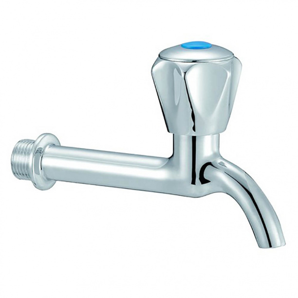 Вентиль садовый 1/2" хром удлиненный FT от магазина ЛесКонПром.ру