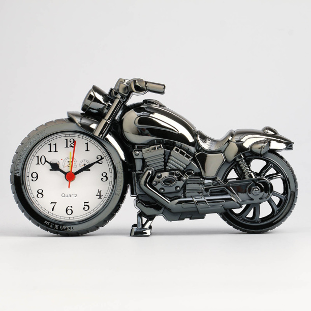 Часы-будильник Мотоцикл 22х12 см микс от магазина ЛесКонПром.ру