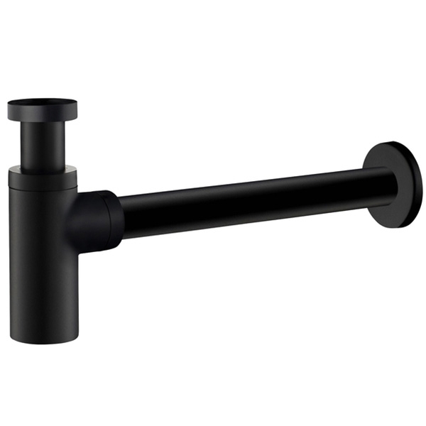 Сифон для раковины Timo 958/03L Черный матовый от магазина ЛесКонПром.ру