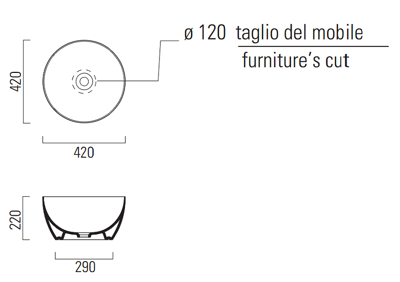 Раковина-чаша GSI Pura 42 885211 Белая от магазина ЛесКонПром.ру