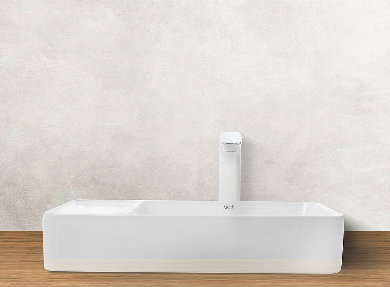 Раковина WeltWasser Elbach 2263 56 10000004574 Белый глянец от магазина ЛесКонПром.ру