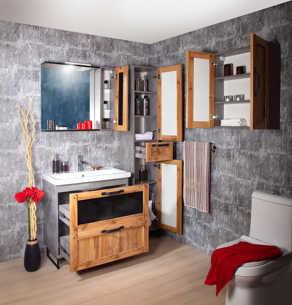 Зеркало Бриклаер Лофт 80 от магазина ЛесКонПром.ру