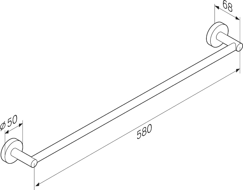 Полотенцедержатель STWORKI Дублин HADB346400 от магазина ЛесКонПром.ру