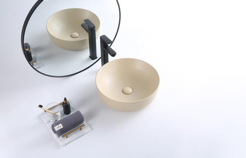 Раковина-чаша BelBagno 41 BB1315-H316 Бежевая матовая от магазина ЛесКонПром.ру