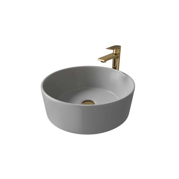 Раковина на столешницу GROSSMAN d40 см матовый серый от магазина ЛесКонПром.ру