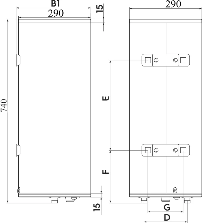 Накопительный водонагреватель Electrolux Fidelity EWH 30 Fidelity электрический от магазина ЛесКонПром.ру