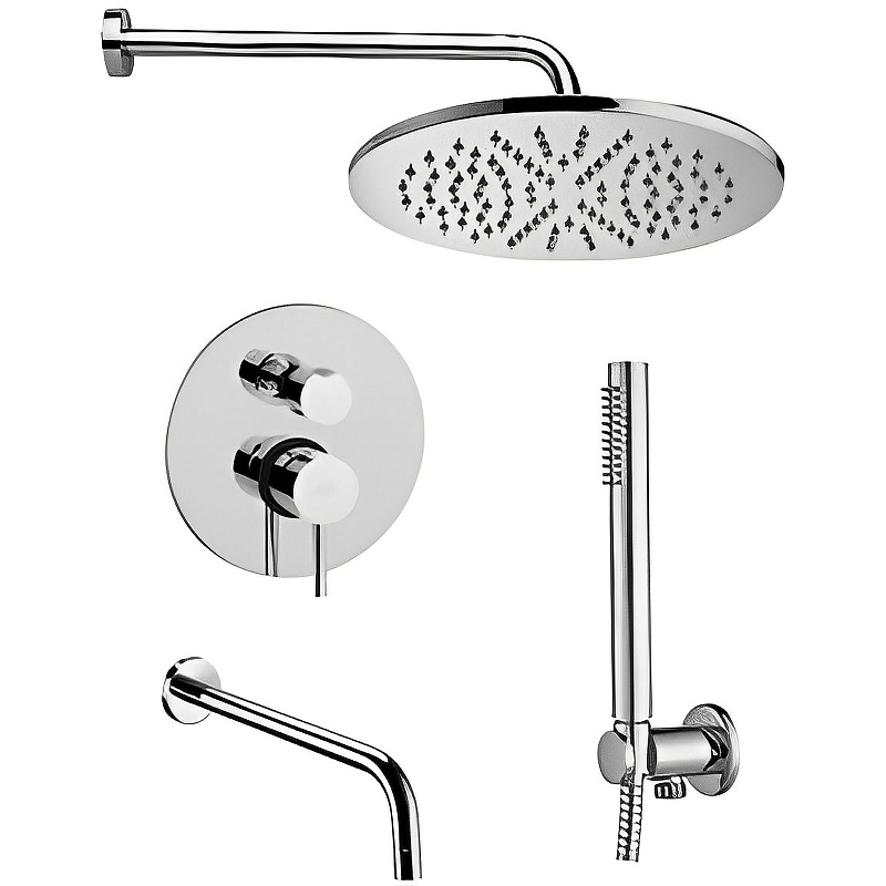 Душевая система Paffoni Light KITLIG019CR046 Хром от магазина ЛесКонПром.ру