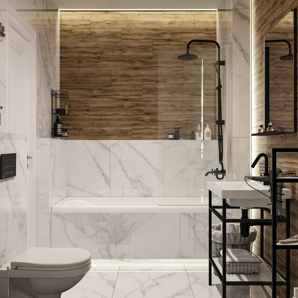 Полка DIWO Смоленск П16090 черный муар от магазина ЛесКонПром.ру