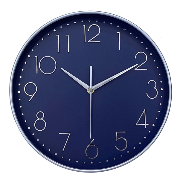 Часы настенные круглые Silver d30 см от магазина ЛесКонПром.ру