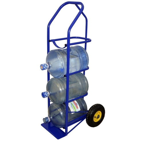 Тележка для перевозки 4 х баллонов с водой. ВД 4 1352х560х576 RUSKLAD без колес от магазина ЛесКонПром.ру