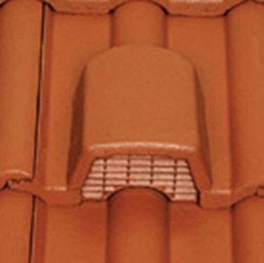 Черепица цементно-песчаная вентиляционная BRAAS Франкфурт темно-коричневый от магазина ЛесКонПром.ру