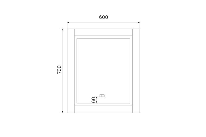 Зеркало с подсветкой IDDIS Oxford 80534423 от магазина ЛесКонПром.ру
