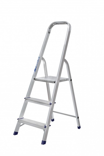 Стремянка алюминиевая с чехлом органайзером Алюмет 3 ступени арт. Ам703 АК от магазина ЛесКонПром.ру