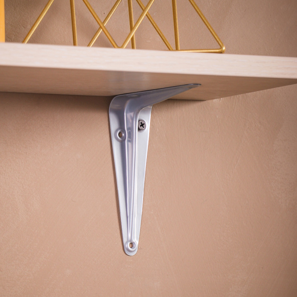 Кронштейн Практик 125х100 мм серый от магазина ЛесКонПром.ру