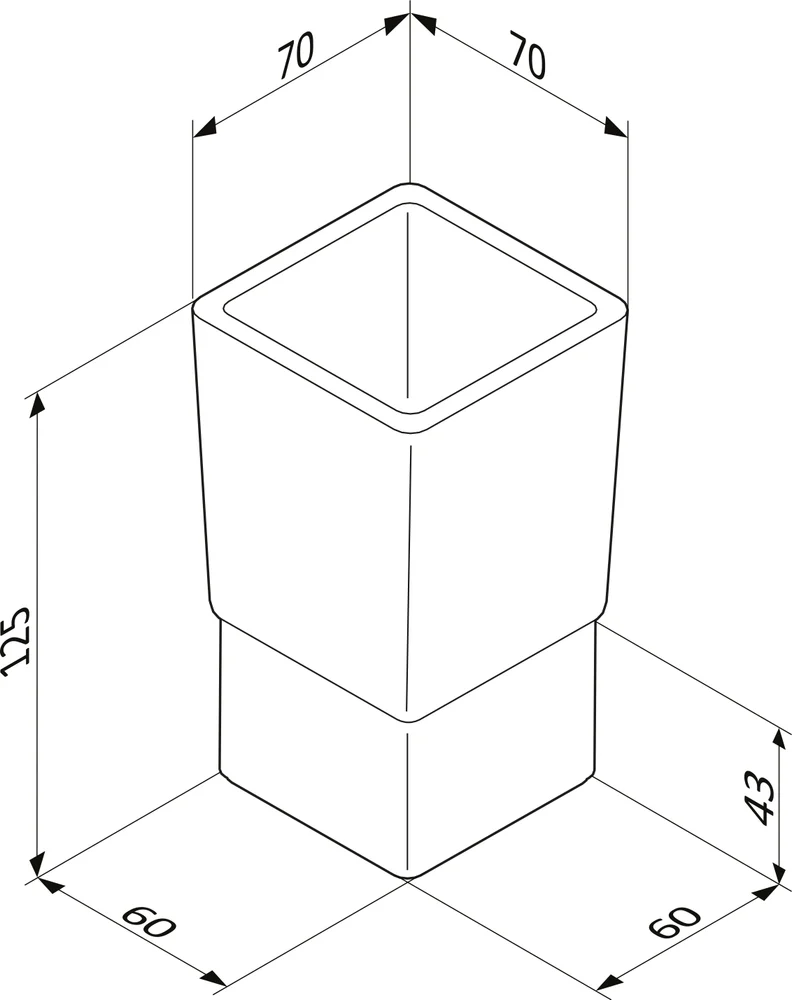 Стакан STWORKI Стокгольм HASG31300 от магазина ЛесКонПром.ру