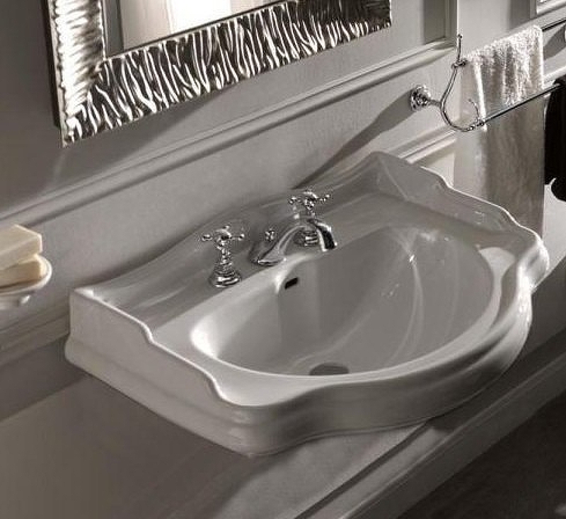 Раковина Kerasan Retro 69 104601*3 Белая от магазина ЛесКонПром.ру