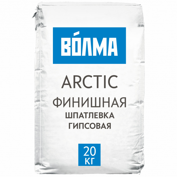 Шпаклевка гипсовая ВОЛМА-Арктик 20 кг от магазина ЛесКонПром.ру
