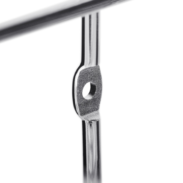 Полка сетчатая Verran Зигзаг 1-ярусная угловая хром от магазина ЛесКонПром.ру