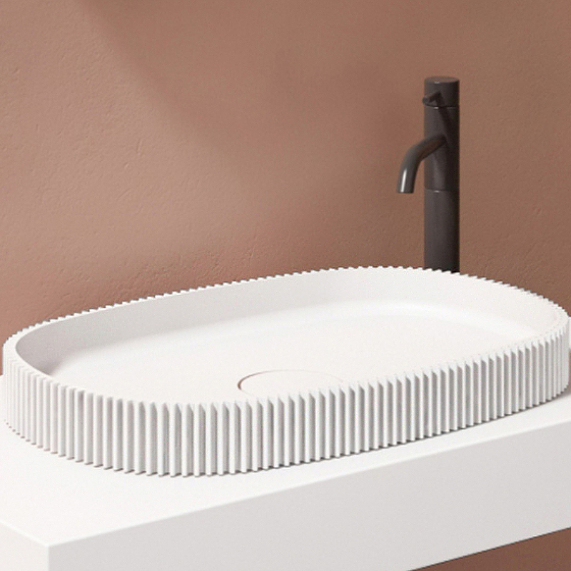 Раковина-чаша Abber Stein 55 AS2601 Белая от магазина ЛесКонПром.ру