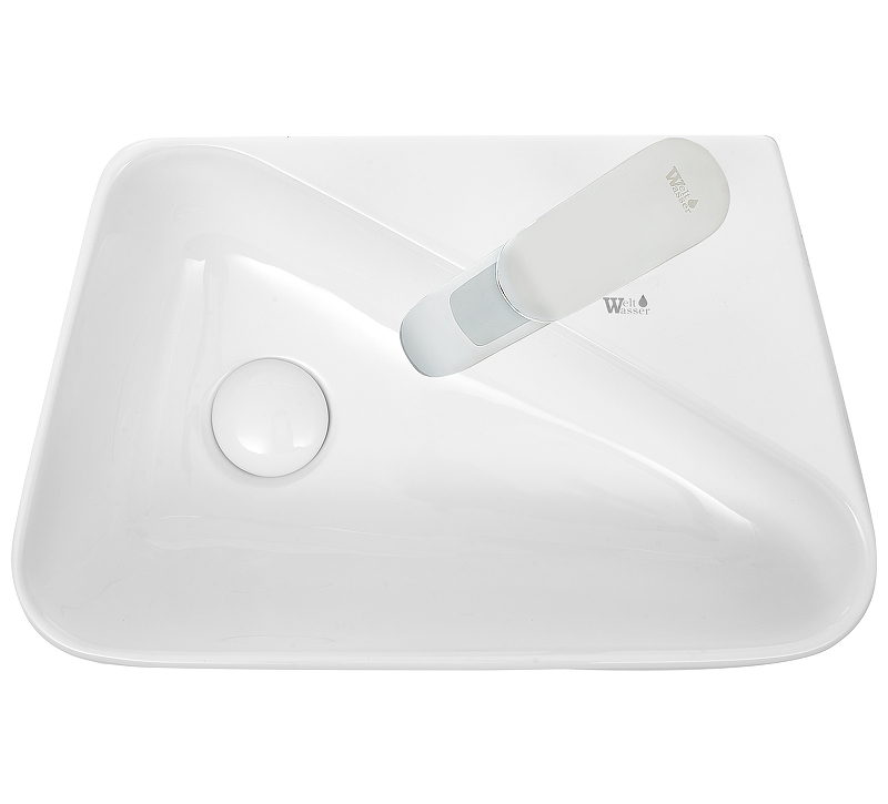 Раковина WeltWasser Aisbach 5096 R 46 10000004598 Белый глянец от магазина ЛесКонПром.ру