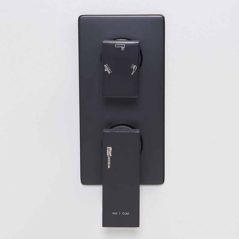 Душевая система WasserKRAFT A172071 Черная матовая от магазина ЛесКонПром.ру