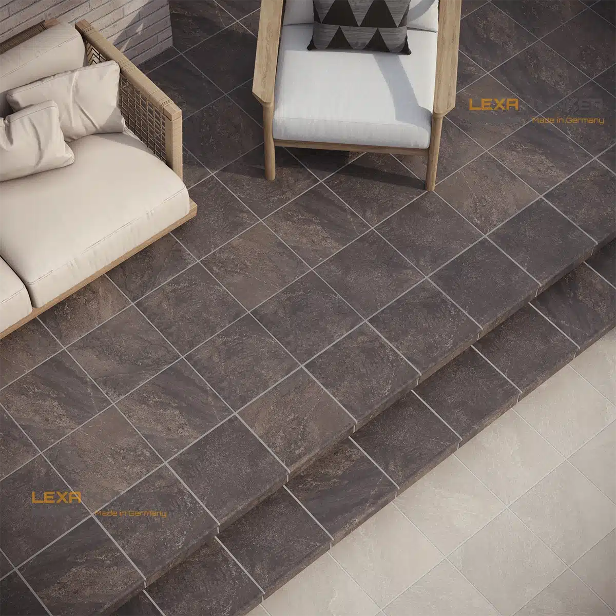 КЛИНКЕРНАЯ ПЛИТКА FRANKFURT ERDBRAUN от магазина ЛесКонПром.ру