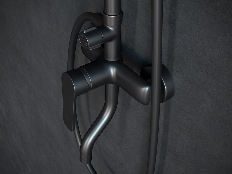 Душевая система Laguraty 17060B Черный от магазина ЛесКонПром.ру