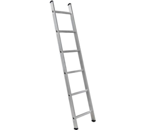 Алюминиевая односекционная  приставная лестница SCALA 1*6  арт. SC 1006 от магазина ЛесКонПром.ру