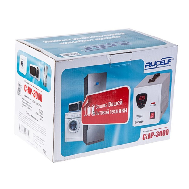 Стабилизатор Rucelf СтАР 3 кВА от магазина ЛесКонПром.ру
